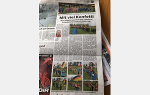 Article de journal allemand