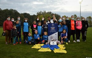 Cérémonie de remise du label   Ecole Féminine de Football  (16/10/2020)