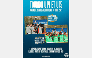 Tournois nationaux U14  et U15 ⚽️