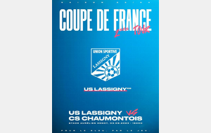 ⚽️  Coupe de France - CS Chaumontois (R1) / Us Lassigny (D1) 