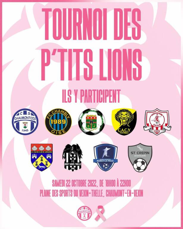 OCTOBRE ROSE - Tournoi des P'tits Lions