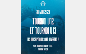 TOURNOI U12 et TOURNOI U13